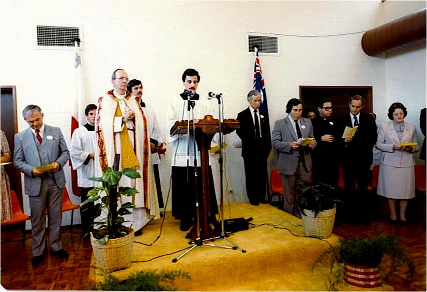 The official opening of the new Maltese Centre in November 1983.