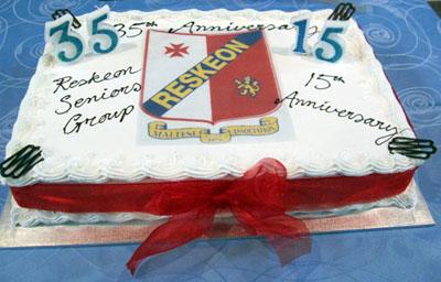 Reskeon Anniversary cake
