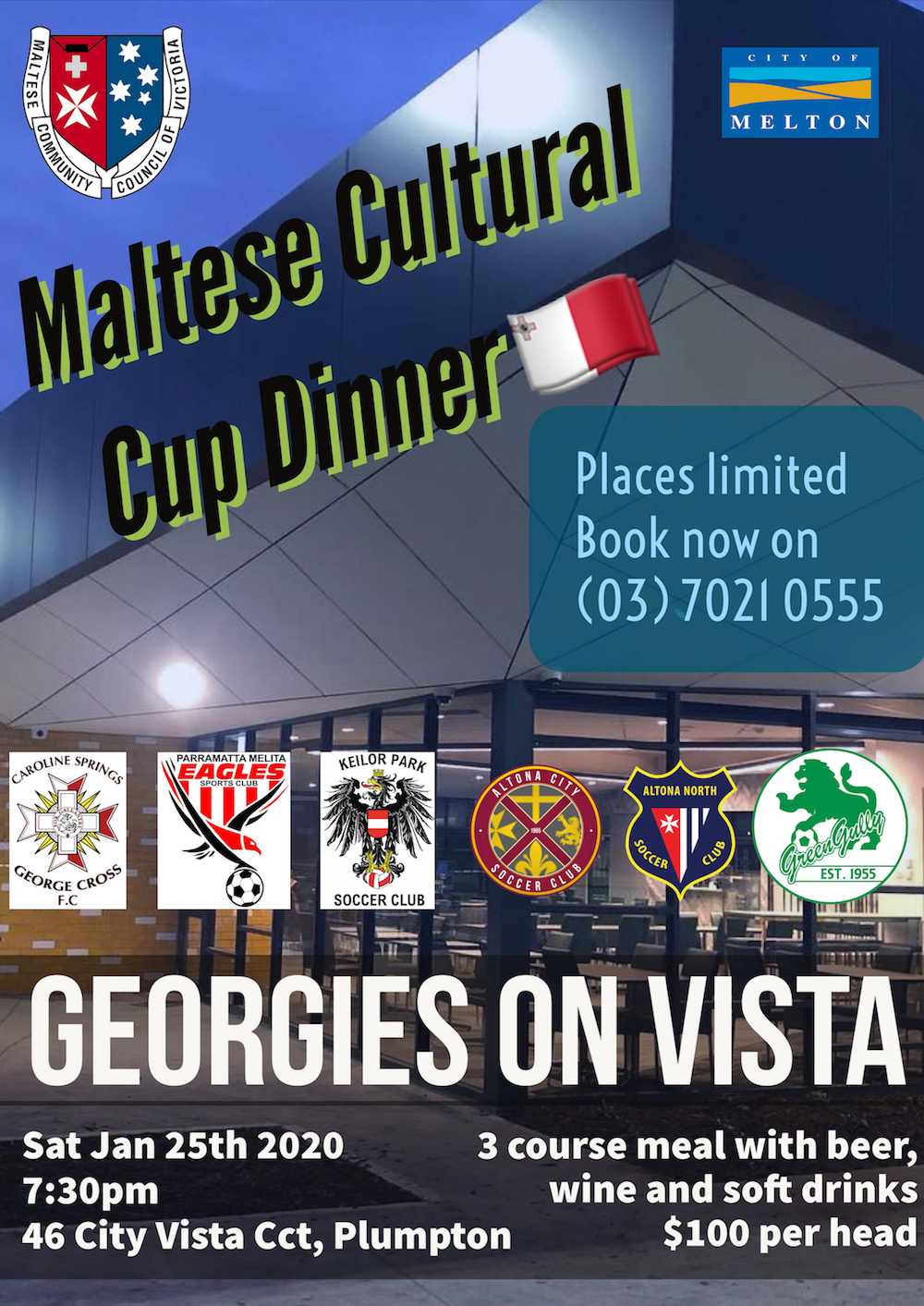 Maltese Cultural Cup Dinner