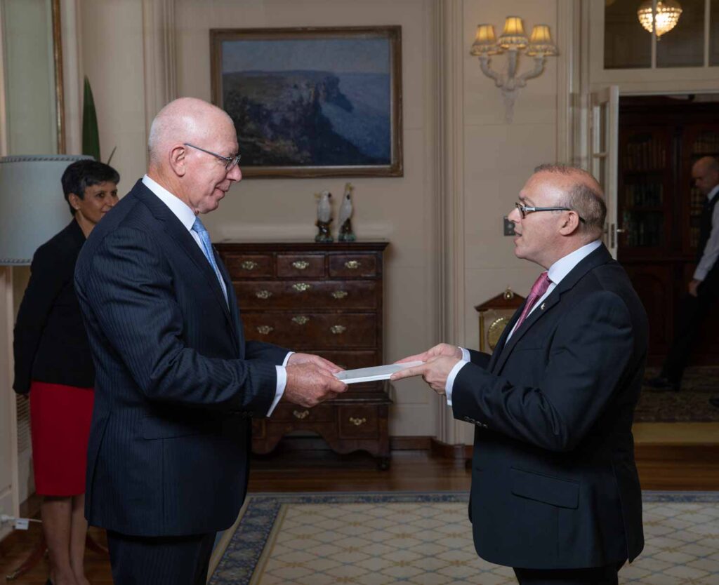 Presentation of credentials by newly appointed High Commissioner