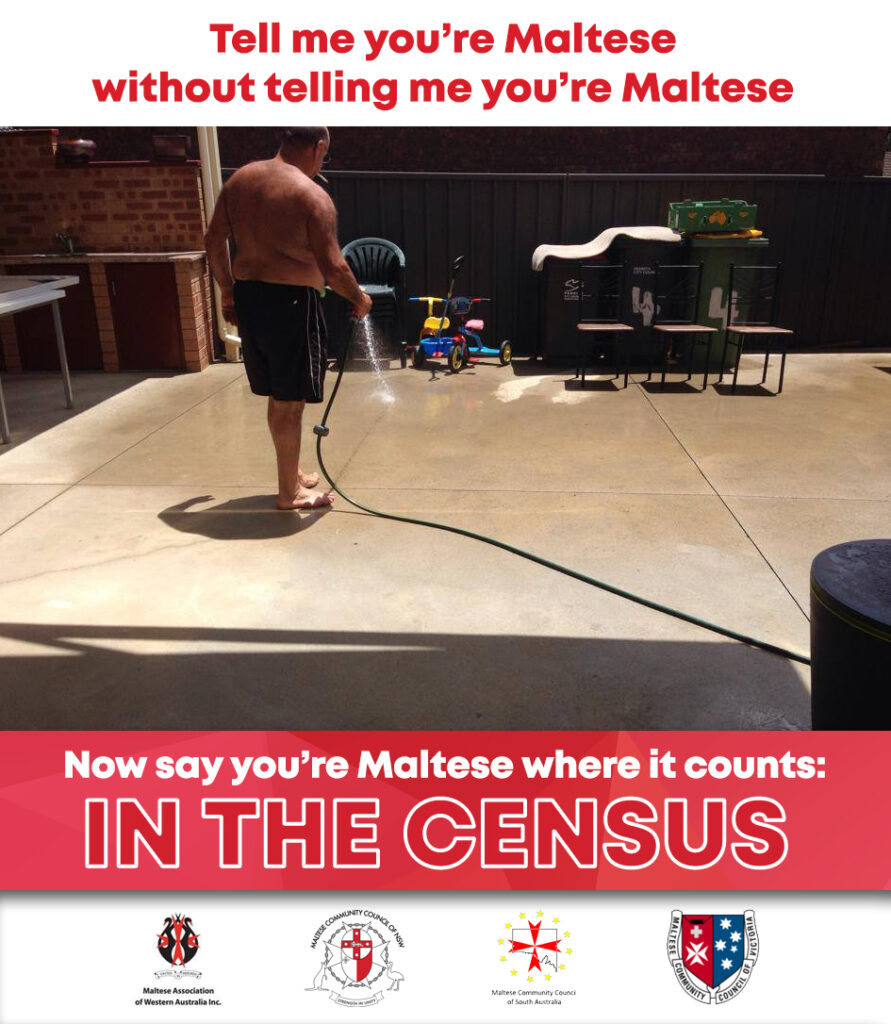 Tell me You're Maltese Watering Concrete